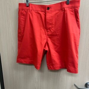 Nike Men's Vibrant Red Flat Front Shorts